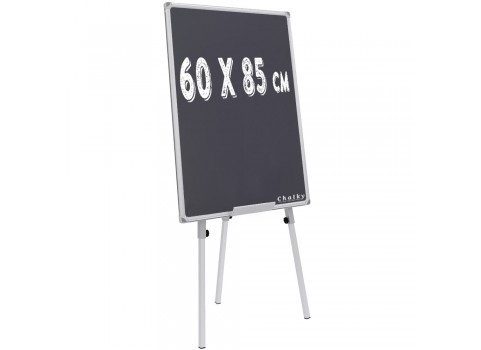 Chalky Teleskopik Ayaklı Kara Tahta 60x85 cm